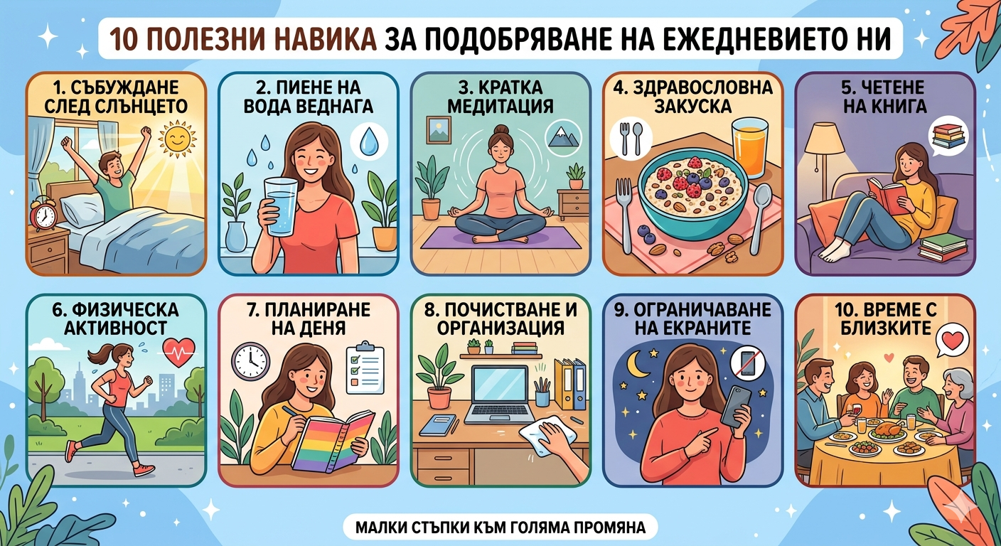 10 навика за хубав живот
