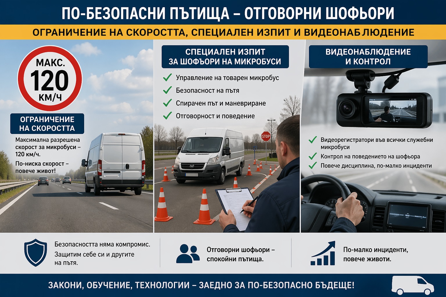 Ръководство по безопасност на шофьори на бусове
