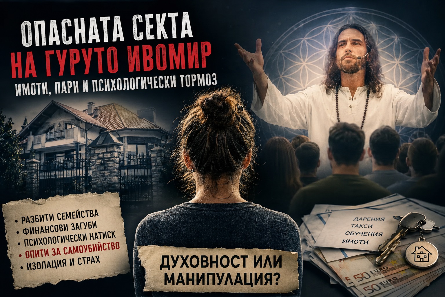 Пострадали от секта Ивомир разказват за психологически натиск, финансови загуби и опасна духовна общност в България