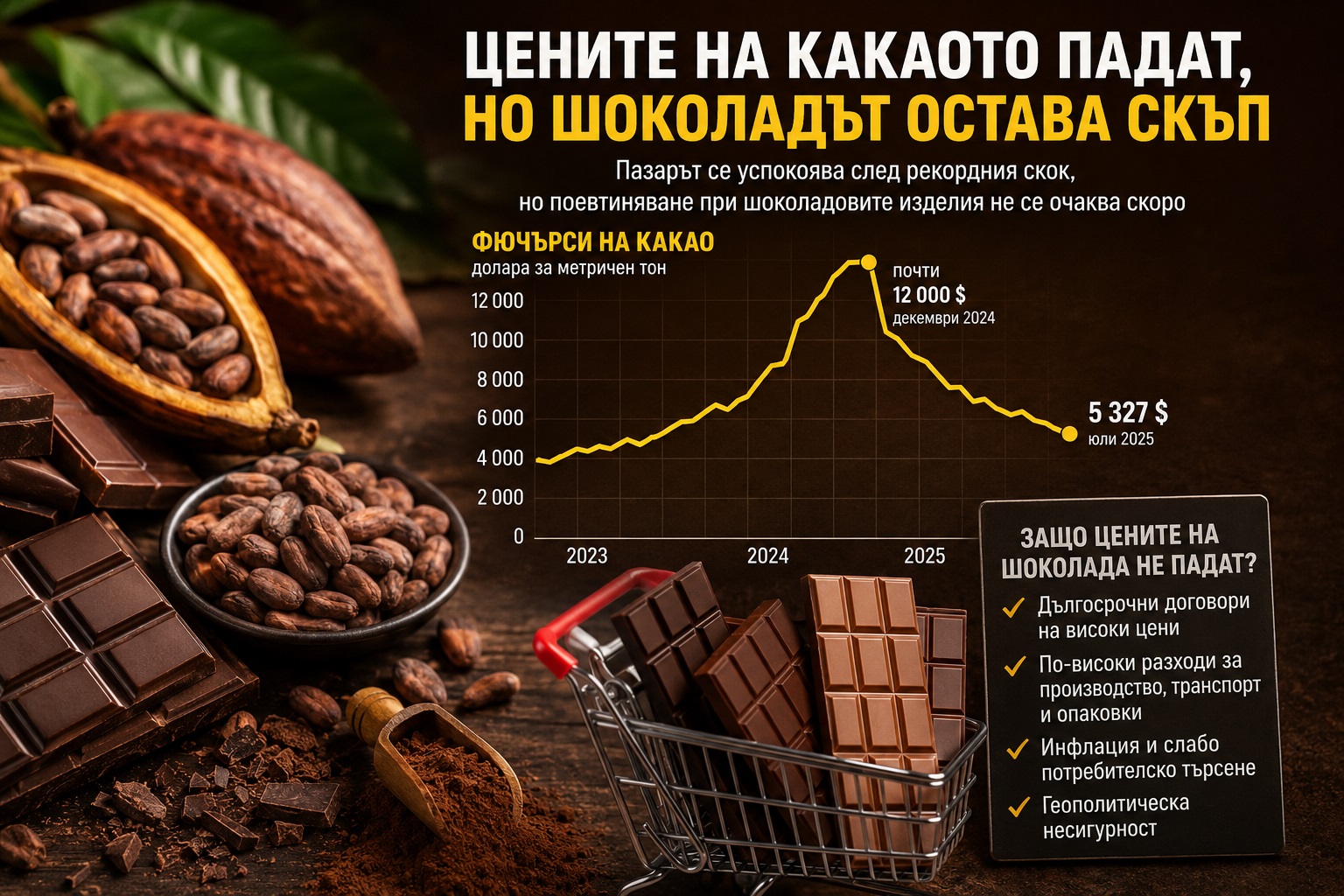 Цените на какаото