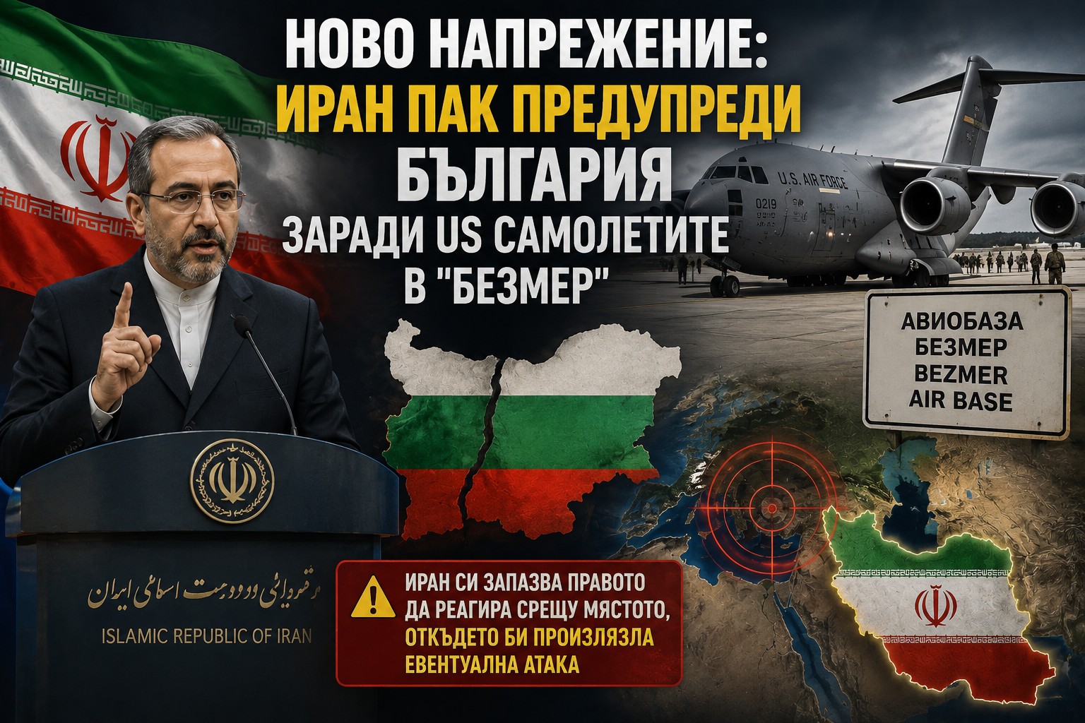Иран предупреди България