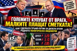 Големите купуват от врага, малките плащат сметката: Как сделката Тръмп-Путин за дизела оголи родното политическо лицемерие