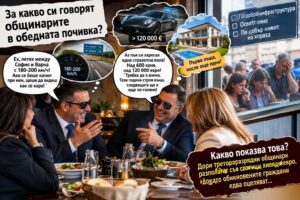 Скъпи лимузини, къщи за милиони и 200 км/ч по магистралата: За какво наистина си говорят общинарите в обедната почивка?
